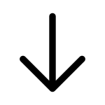 Arrow Down Duotone SVG Icon